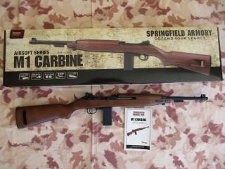 Springfield Armory M1 Carbine Co2 Full Wood & Metal by King Arms for Air Venturi